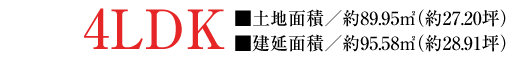 ynʐρ^89.95㎡(27.20)ʐρ^95.58㎡(28.91)
