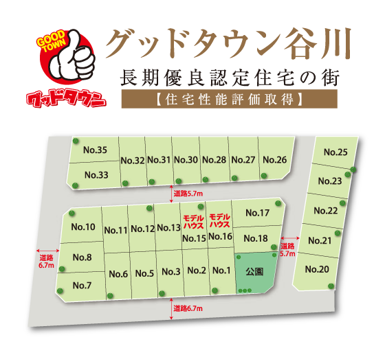 グッドタウン谷川新規分譲開始